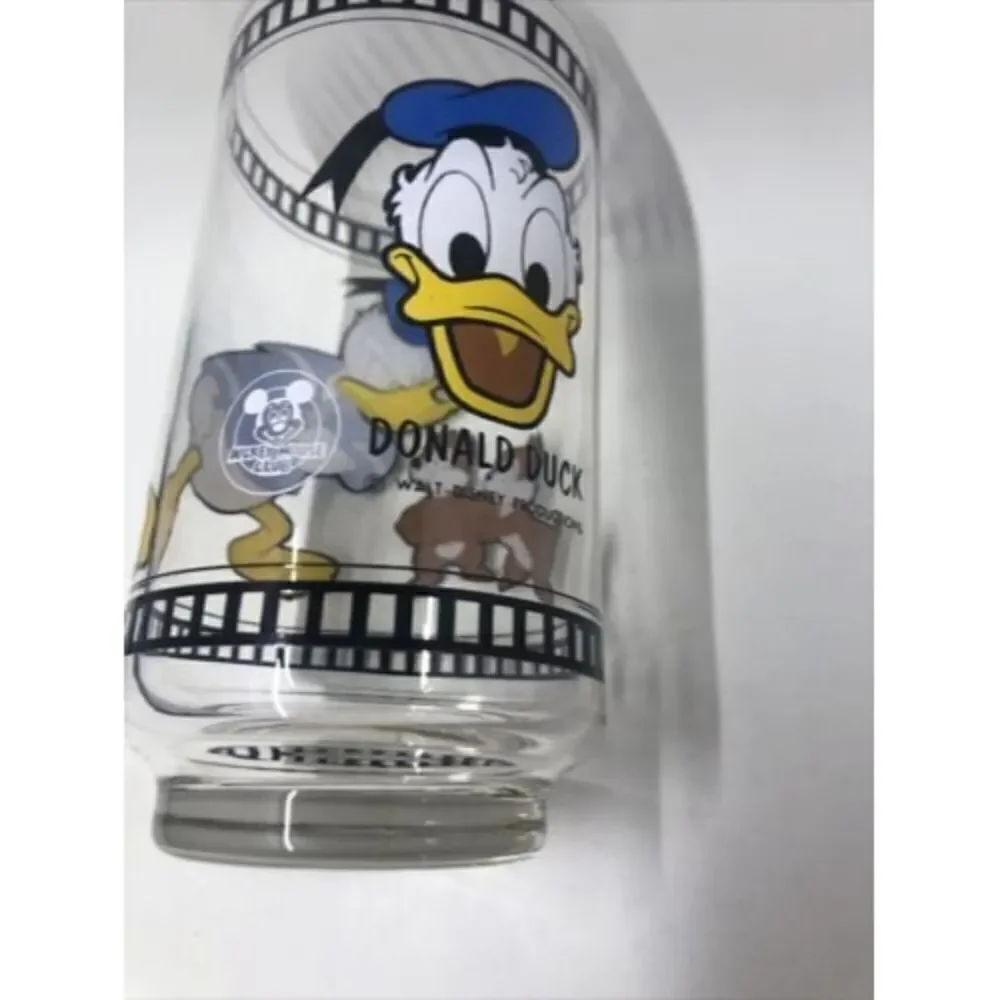 Vintage Mickey Mouse Club Glass. Donald Duck With Chip& Dale. Please Read